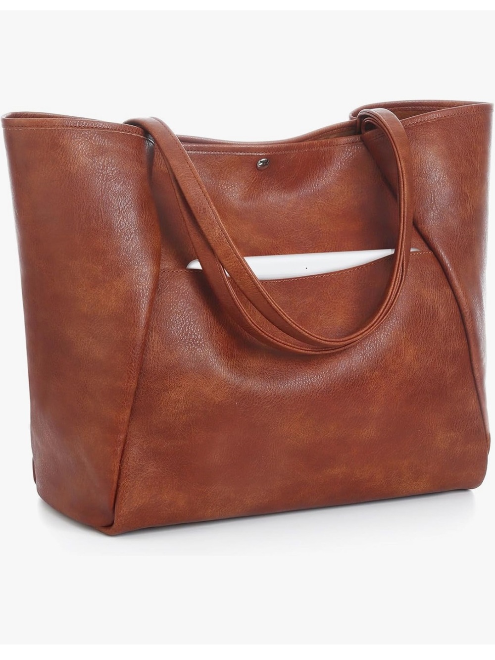 Large Vegan Leather Tote
